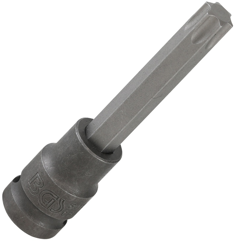 Capat cheie tubulara 1/2" de impact cu varf Torx, T55, lungime 100mm