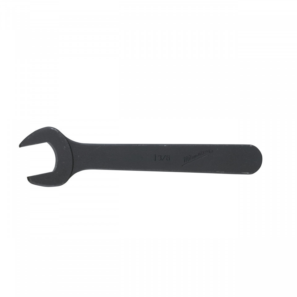 Cheie fixă cu cap deschis 1⅜″. Pentru fixarea arborelui motorului în timpul îndepărtării unui burghiu. Milwaukee