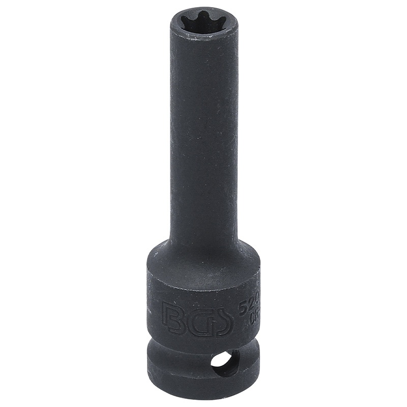 Cheie tubulara de impact, lunga, 1/2", torx-negativ E10