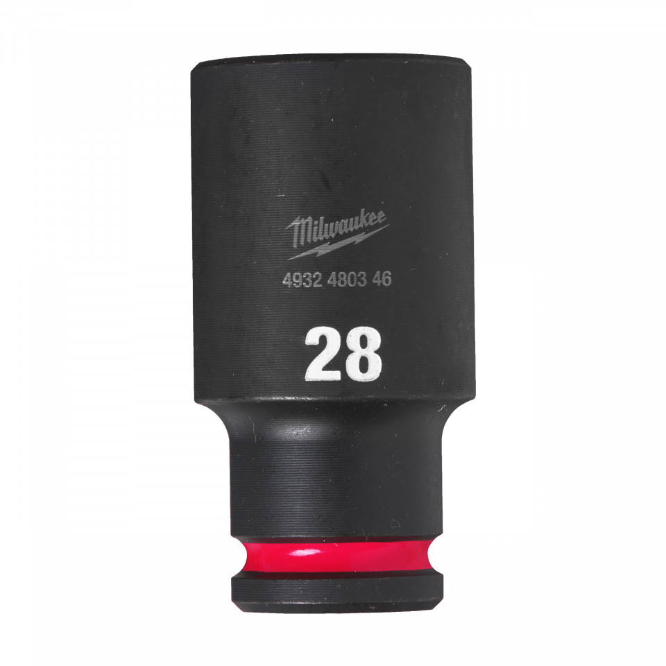 Cheie tubulara de impact MILWAUKEE 1/2" SHOCKWAVE™ IMPACT DUTY - lungi 28 mm L78mm