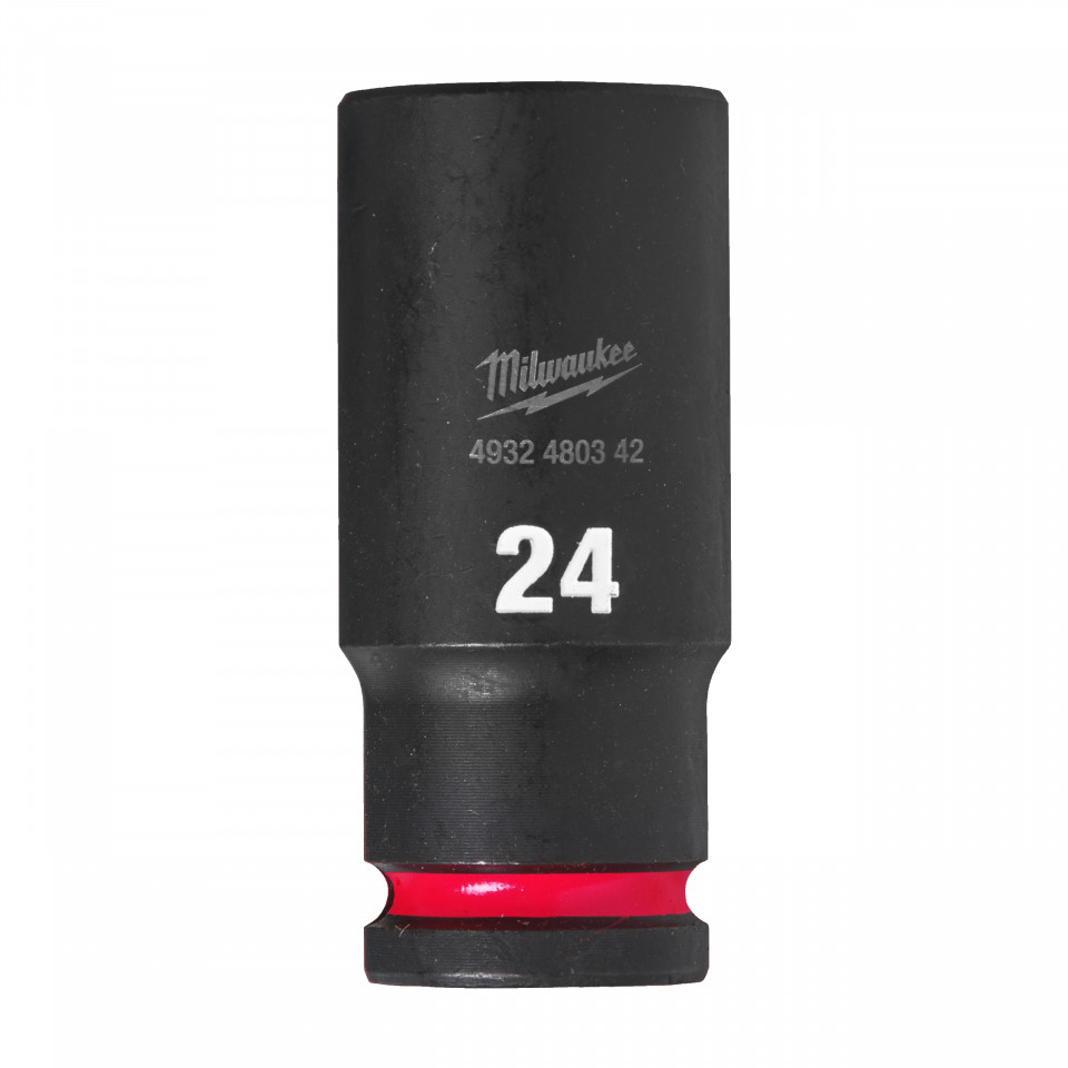 Cheie tubulara de impact Milwaukee 1/2" SHOCKWAVE™ IMPACT DUTY - lungi 24mm L78mm