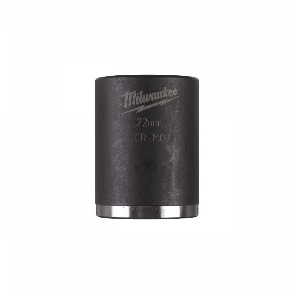 Cheie tubulară de impact MILWAUKEE ShW 3/8, scurtă 22mm L32mm