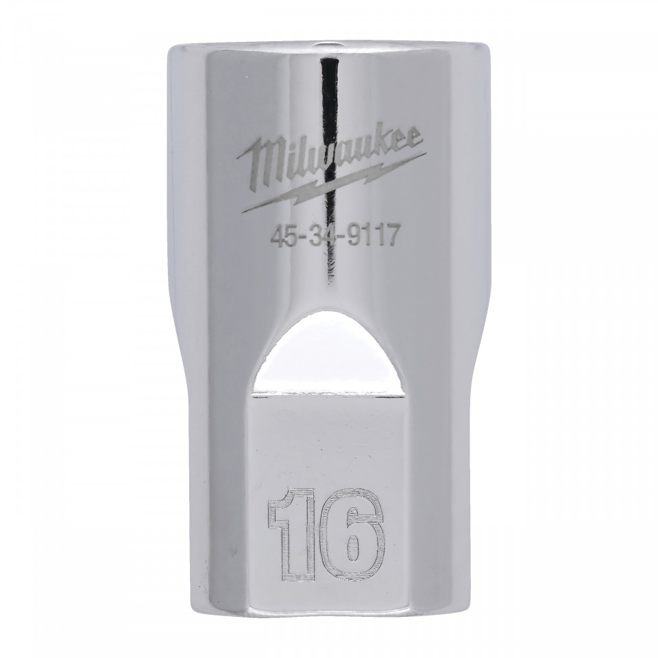 Cheie tubulară Milwaukee 1/2, sistem metric, 16mm, scurtă