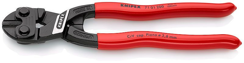 Clește compact pentru tăiat bolțuri, KNIPEX CoBolt®, 200m