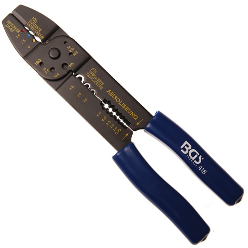 Cleste dezizolat si sertizat papuci 0.75-6 mm
