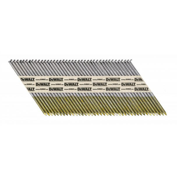 Cuie cu cap D Dewalt DNPT31R90Z, cu banda, 90 mm, 2200 bucati/cutie