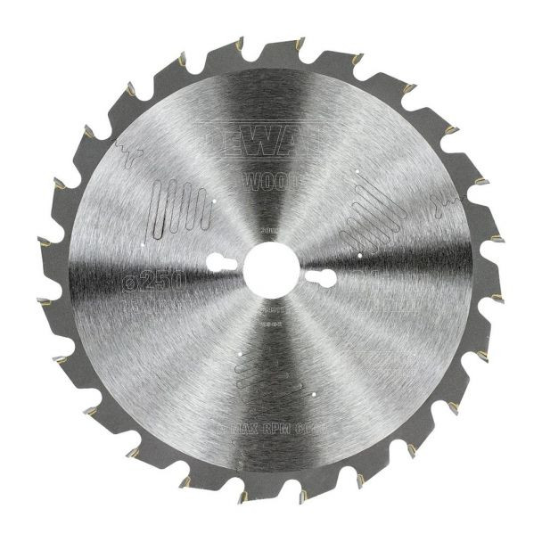 Disc Dewalt DT4311 pentru fierastrau circular, D 250x30x3.0 mm, 24 dinti, pentru taiere rapida, seria Extreme