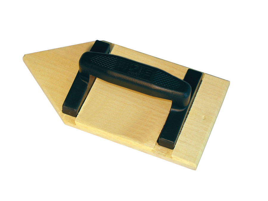 Drișcă din lemn cu vârf, mâner oval - 14×27