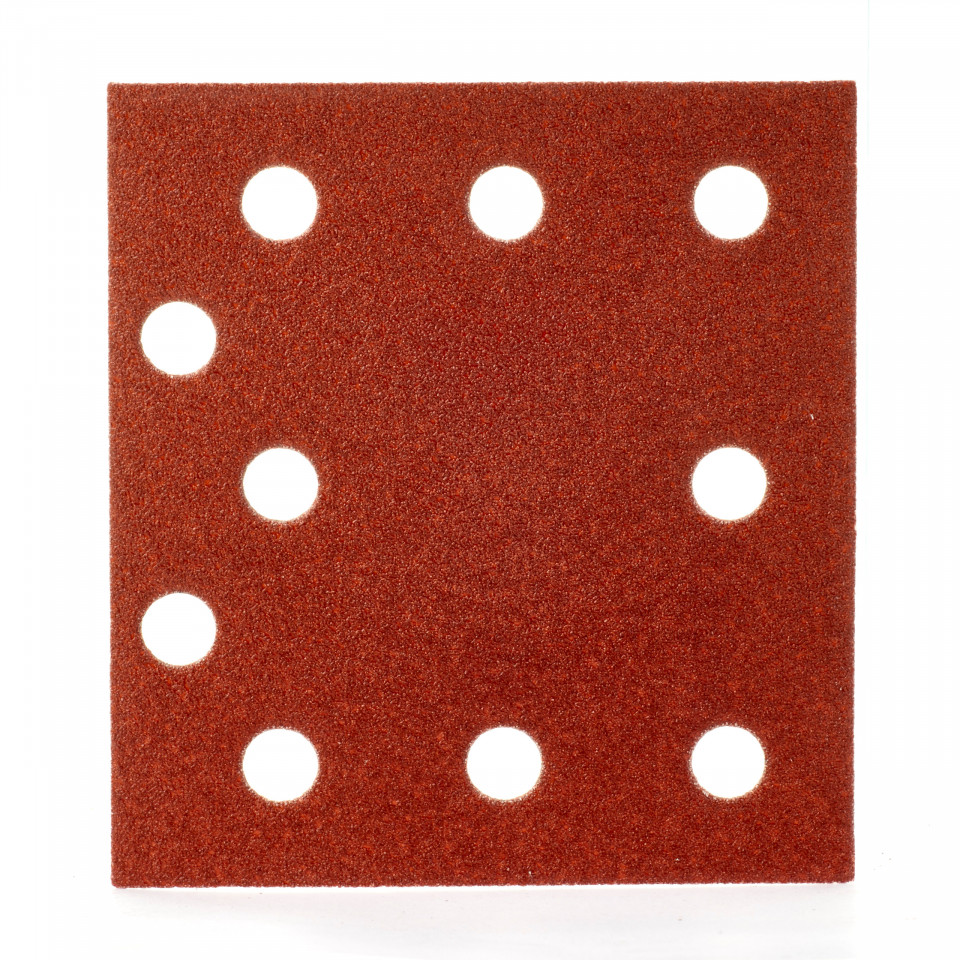 Foi abrazive pentru șlefuitoare cu vibrații 115 x 107 mm Milwaukee (Granulație: 80) - 10 bucati