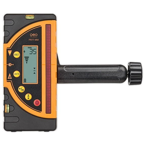 FR 77 MM - receptor laser rosu rotativ cu afisaj in mm