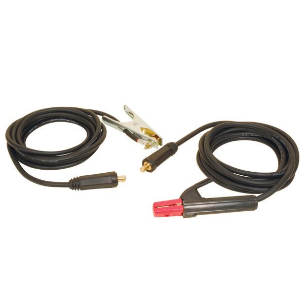 Kit pentru sudura MMA Lincoln Electric KIT-250A-35-5M, 250 A, conectori rapizi DX50, cabluri 5+5 m, sectiune 35 mm2