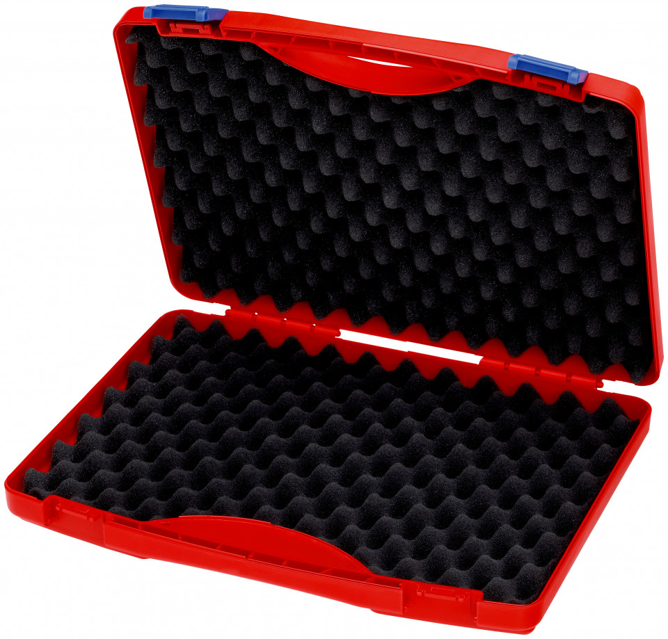 KNIPEX 00 21 15 LE Cutie de scule „ROȘIE” gol