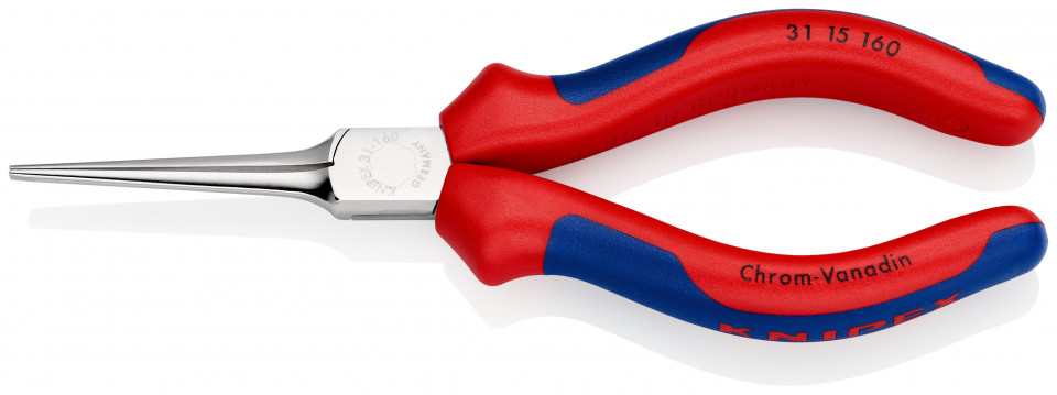 KNIPEX 31 15 160 Clește de prindere (clește-ac) cu manşoane multicomponent cromat 160 mm