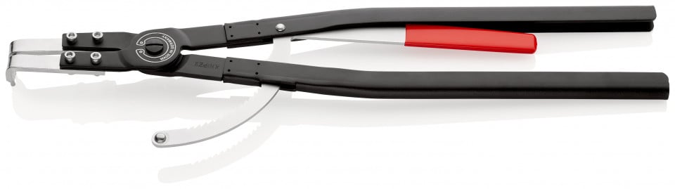 KNIPEX 44 20 J61 clește pentru inele de siguranță pentru inele interioare cu alezaje vopsit electrostatic în negru 600 mm
