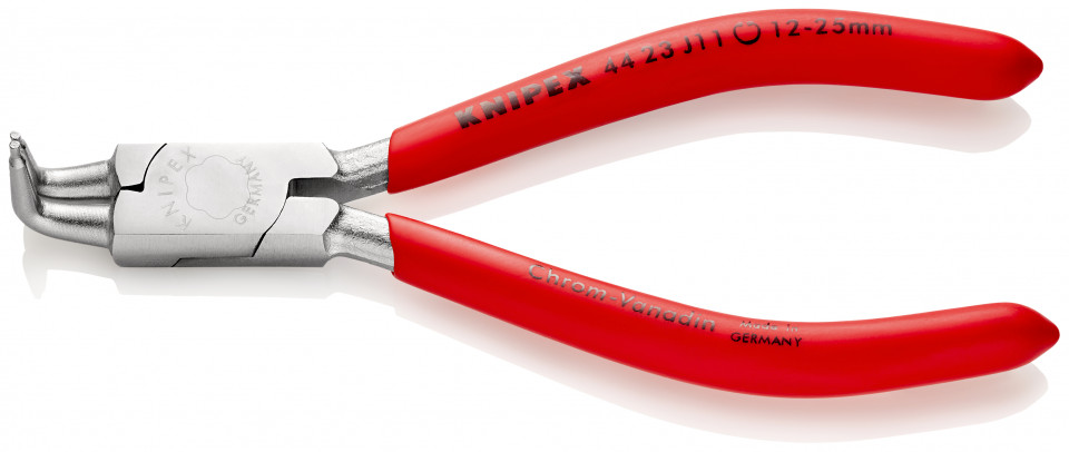 KNIPEX 44 23 J11 clește pentru inele de siguranță pentru inele interioare cu alezaje acoperite cu plastic cromat 130 mm