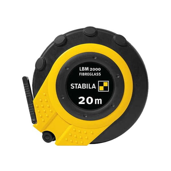 LBM 2000 Fibreglass de 20 m - ruleta in carcasa, banda fibra