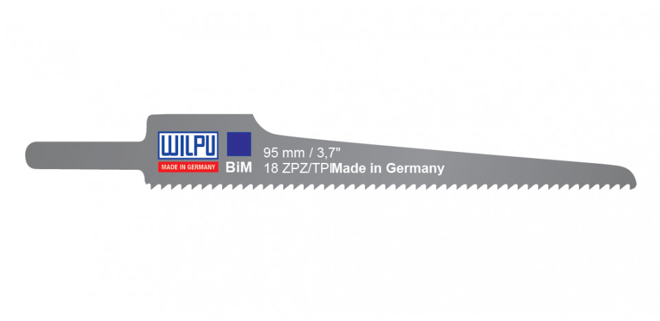 LS 2018 Panza sabie pentru masini pneumatice, pentru plastic si aluminiu / 5 bucati, DIM 95 x 12.3 x 0.63 mm