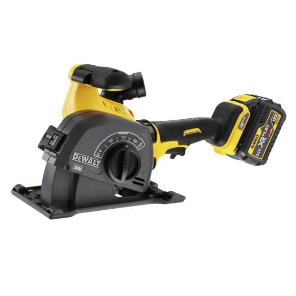 Masina de canelat pereti DeWalt DCG200T2, 54V XR 2x6Ah, valiza TSTAK