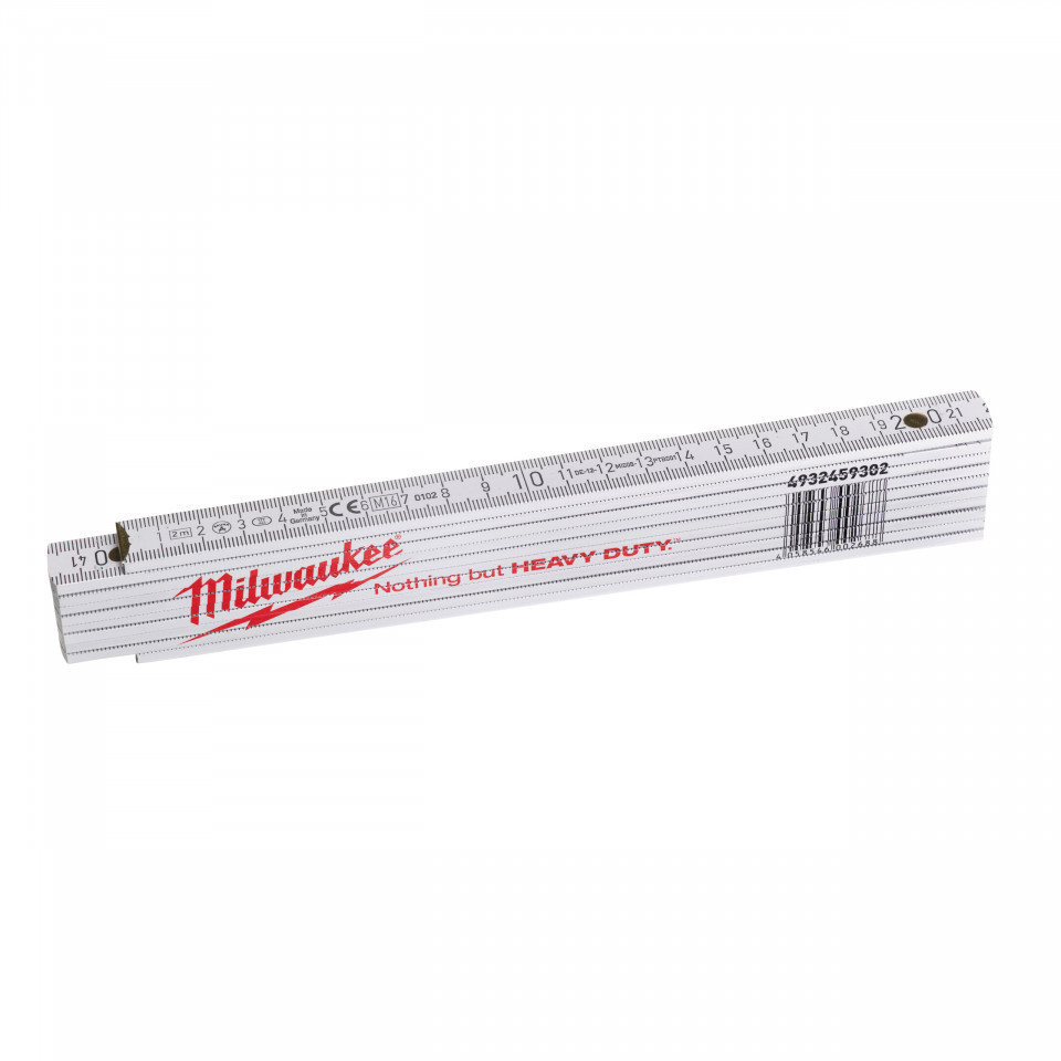 Metru pliant din lemn slim Milwaukee 2 M