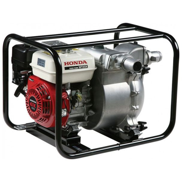 Motopompa 2" autoamorsanta cu cadru de transport, pentru ape murdare Honda WT20XK4, motor benzina Honda Stage V, debit 700 l/min, Hmax 26mca