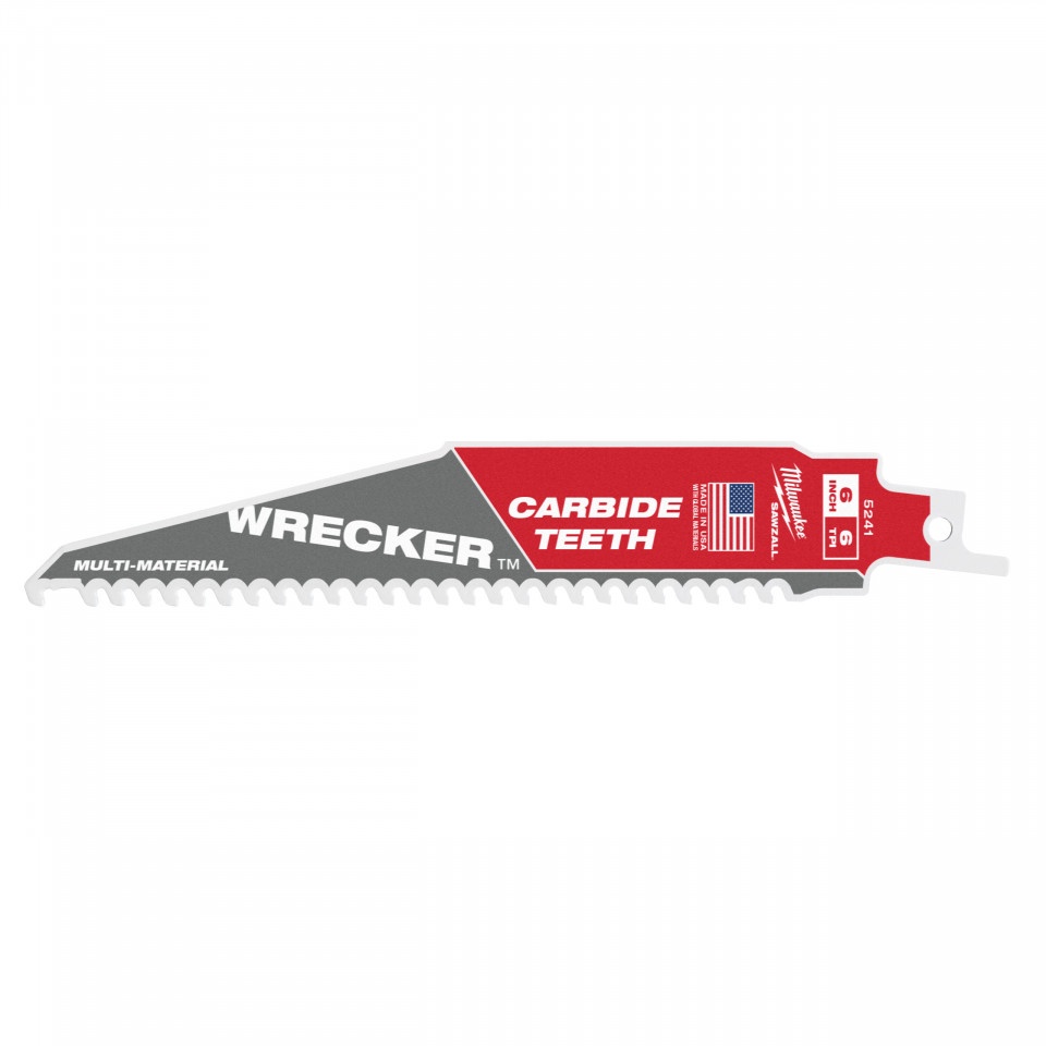 Multimaterial: Pânze Heavy Duty WRECKER™ cu dinți din carbură Milwaukee (Lungimea pânzei (mm): 150)