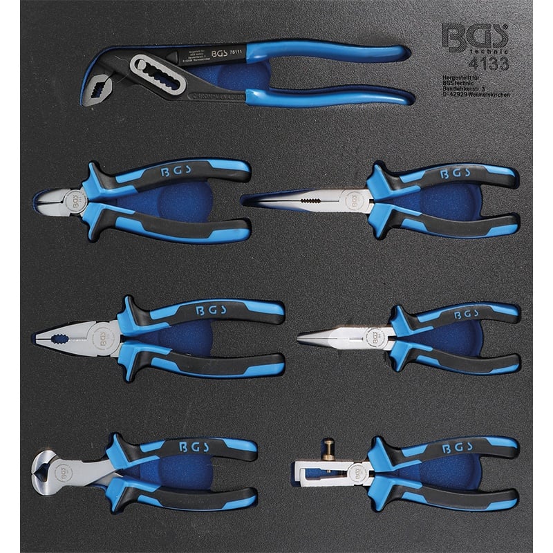 Organizator pentru carucior BGS, 7 clesti, 2/3 sertar