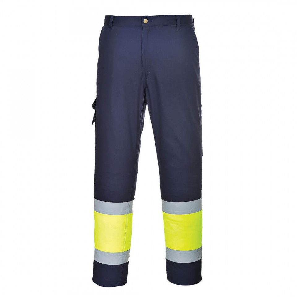 Pantaloni de serviciu Hi-Vis Lightweight Contrast clasa 1 L049