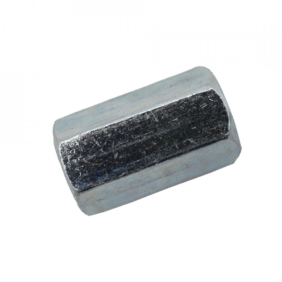 Piulite hexagonale de cuplare DIN 6334 ZN, M12X35, 50 bucati