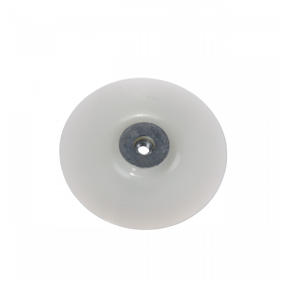 Placă suport flexibilă 180 mm, dotată cu piuliță cu flanșă M14 pentru toate polizoarele unghiulare, diametru interior disc 22.23