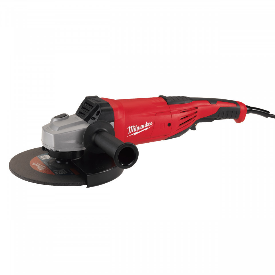 Polizor unghiular 220 V Milwaukee AG 22-180 DMS, disc 180 mm, 2200 W, alimentare Retea 220-240 V