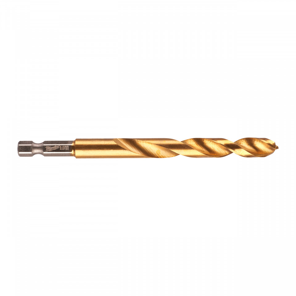 RED HEX - Burghie SHOCKWAVE™ HSS-Ground Titan pentru metal Milwaukee Ø 9x73x117 mm - blister 1 buc