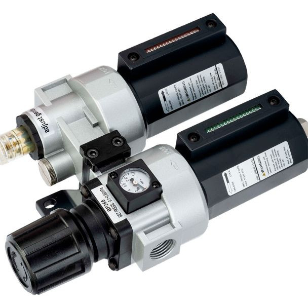 Regulator de presiune cu filtru, manometru si ungator BAHCO, 3800l/min, 1/2"