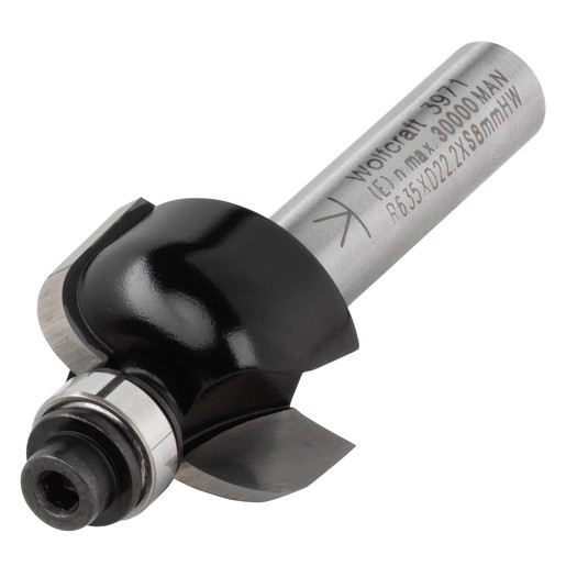 Semifreza de raionat Wolfcraft 3971000, 22.2x12.7 mm, tija 8 mm