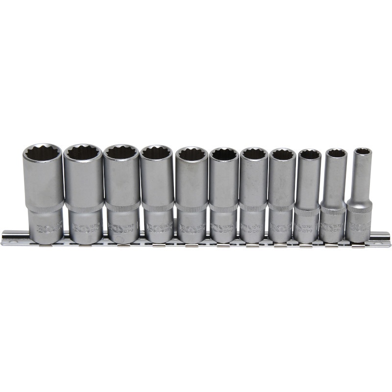 Set 11 chei tubulare lungi 8 - 19 mm, 3/8", 12 puncte