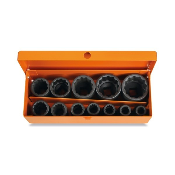 Set 12 tubulare de impact bi-hexagonale 1/2'', 720B/C12