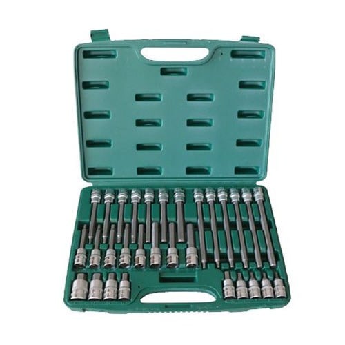 Set 30 piese cap cheie tubulara Jonnesway 1/2" imbus , 5-19 mm