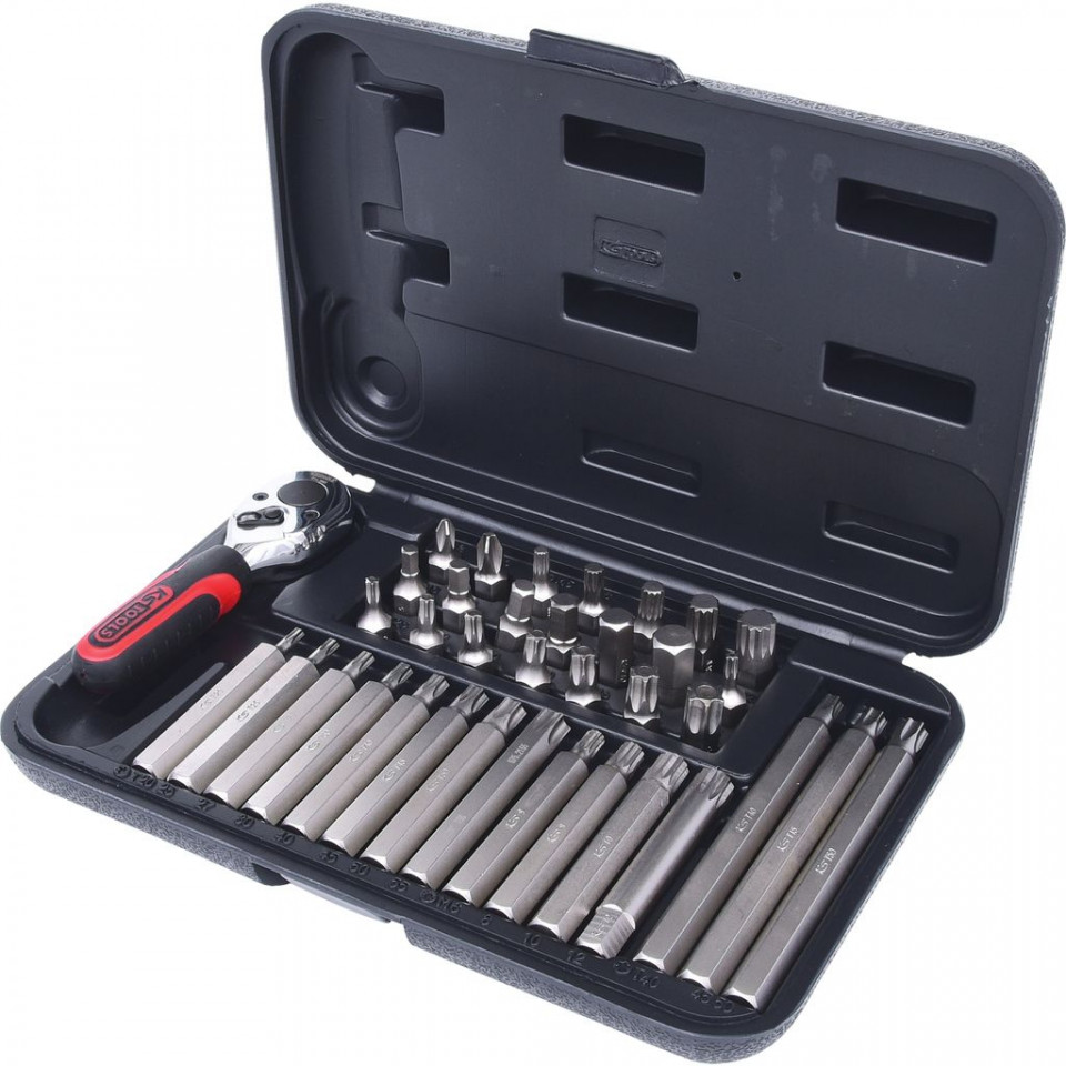 Set 37 piese biti KSTOOLS, diametru hexagon 10 mm