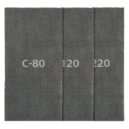 Set 5 foi abrazive Wolfcraft 8468000, pentru paci din gips carton, lemn si vopsea , Gr. A80, A120, A220, 93x190 mm