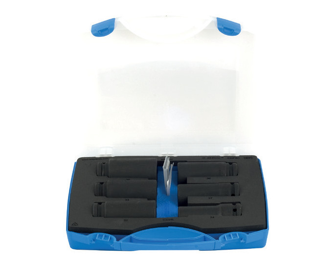 Set 7 piese UNIOR trusa capete chei tubulare varianta lunga 3/4" 24-36mm
