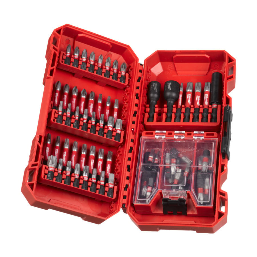 Set 75 piese Milwaukee biti si tubulare Shockwave