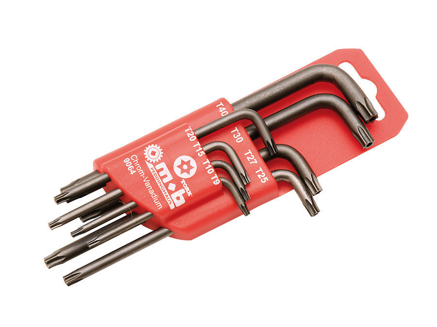 Set 8 chei pentru locas Tamper Torx MOB TX9-TX40