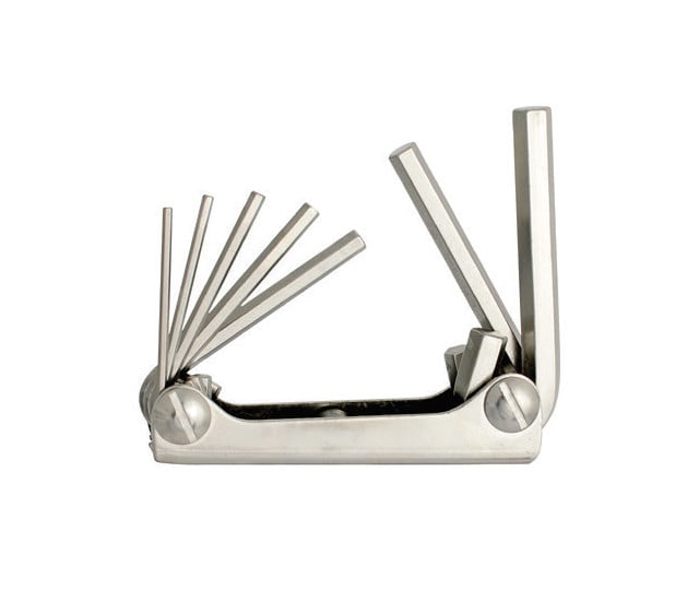 Set de 7 chei locas hexagonal tip briceag metalic Unior 2,5-10 mm