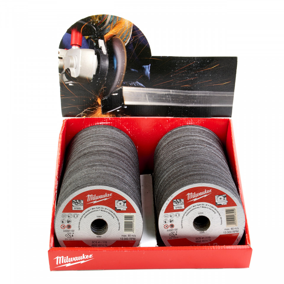 Stand pentru tejghea (200 x discuri SCS 41 / 115) SCS 41 / 115 x 1 x 22 mm Contractor series - 200 buc