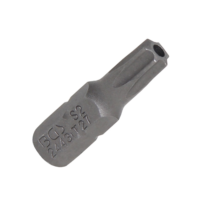 Varf torx cu gaura TT27, 1/4", 25mm