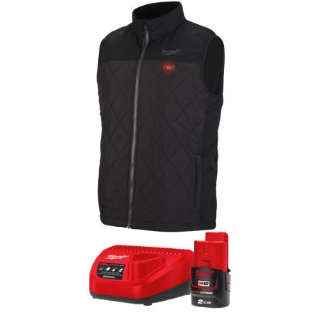 Vestă puffer hibrid încălzită M12™ Milwaukee + acumulator si incarcator