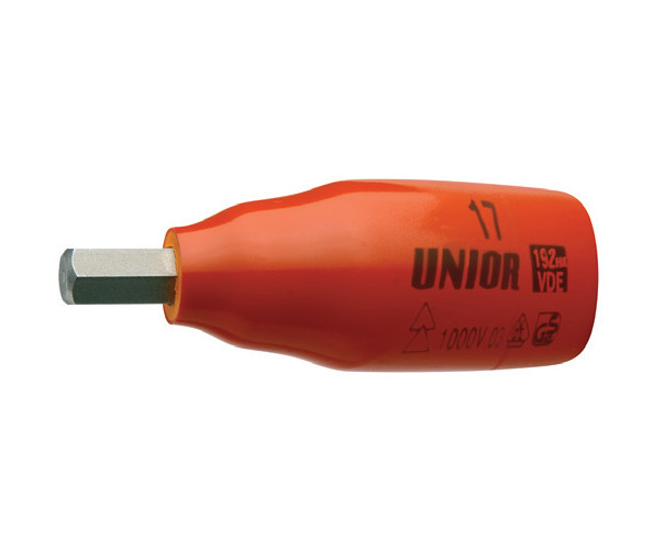 236/2HXVDEDP Capete chei tubulare cu profil hexagonal exterior de 3/8", izolate la 1000 V, dublu strat, DIM 4 - 619171