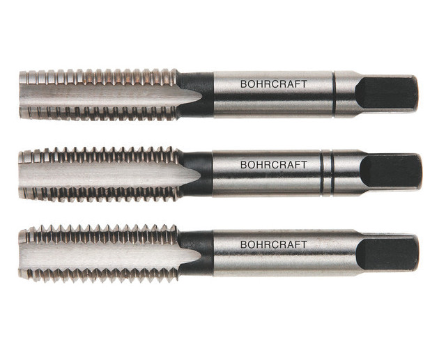 4100 Tarozi pentru filetare manuala, pas normal, DIN 352, HSS-G, 3 buc/set, DIM M 6 x 1.00 mm