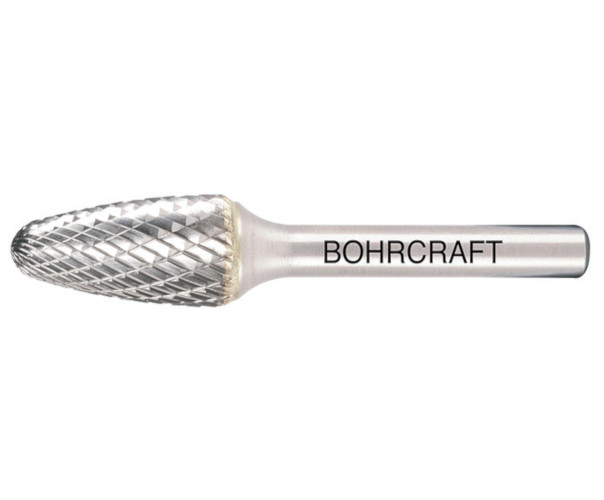 5125 Freze biax din carbura metalica sinterizata - CMS arc cu varf rotunjit, Forma F (RBF), DIM 6 x 18