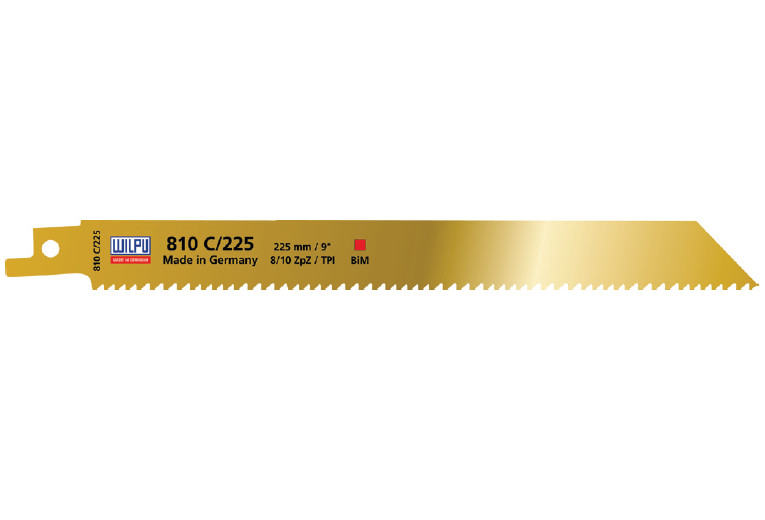 810 C/225 Panza Bi-Metal pentru fierastrau sabie pentru paleti / 5 bucati, DIM 225 x 19 x 0.9 mm