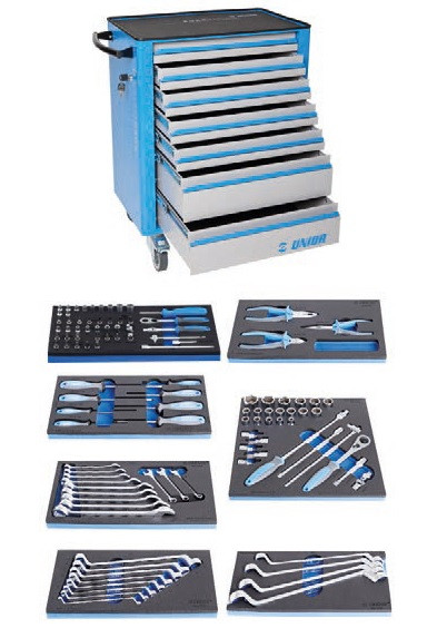 940EV4+1000ak2 Set scule 109 piese in module SOS cu dulap 940EV4